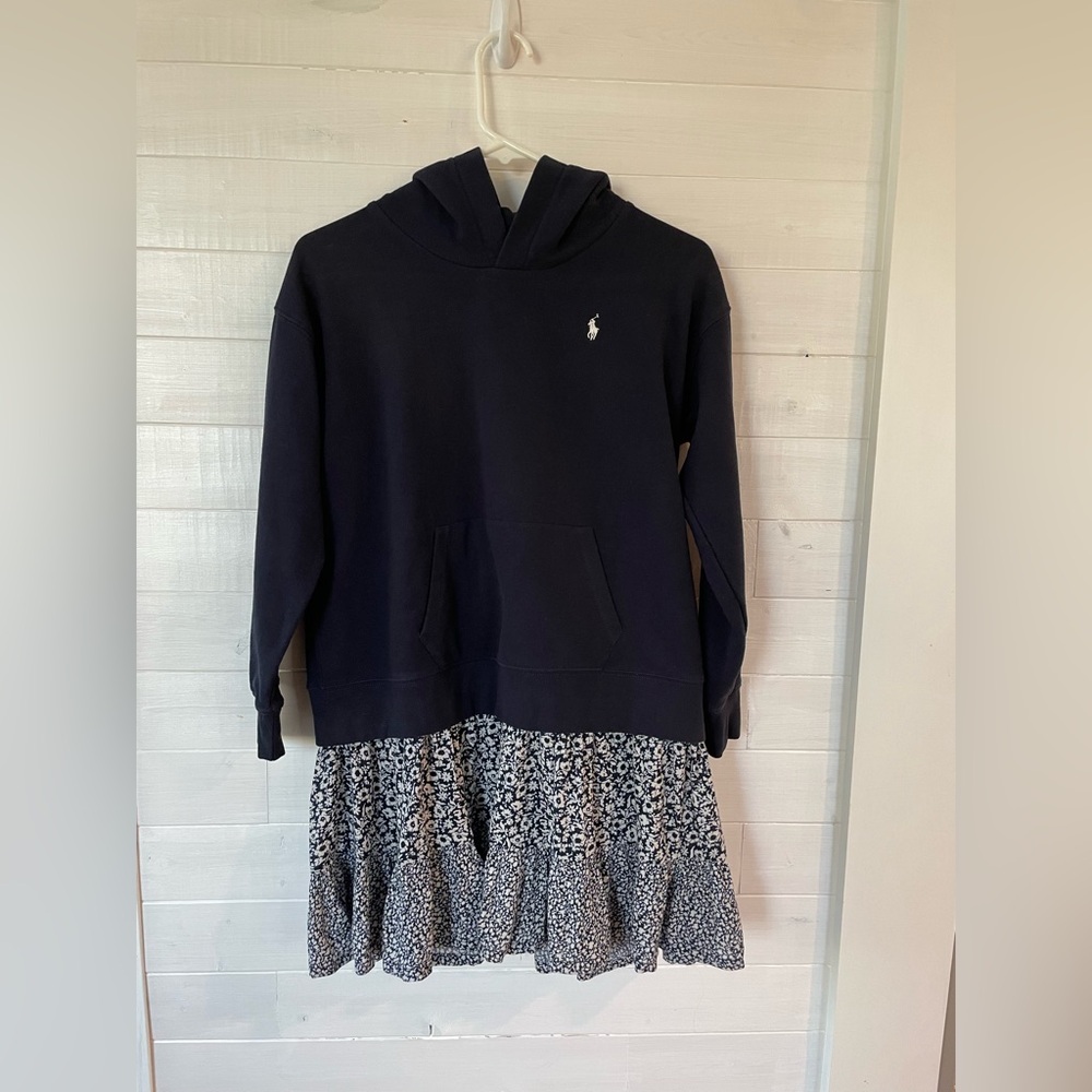 Polo by Ralph Lauren Navy Hoodie Dress